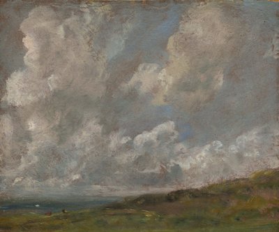 Bir Manzara Üzerinde Bulutların İncelenmesi, c.1821-22 by John Constable