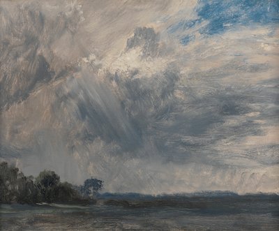 Bulutlu Bir Gökyüzü Çalışması by John Constable