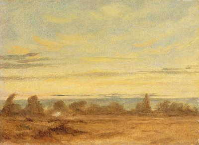 Yaz - Akşam Manzarası (tuval üzerine yağlı boya) by John Constable