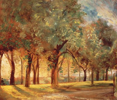Yargıçların Yürüyüşü, Hampstead, c. 1820 by John Constable
