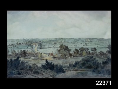 Uzakta Stratford St.Mary ile Stour Vadisi by John Constable