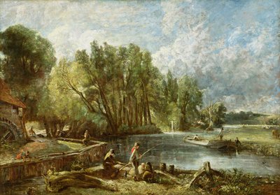 Genç Waltoncular - Stratford Mill, c.1819-25 by John Constable