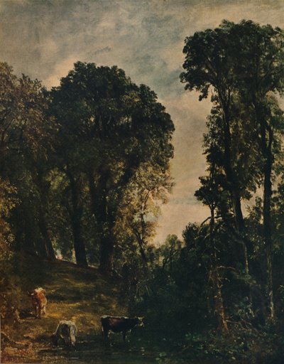 Hampstead Kilisesi Yakınındaki Ağaçlar, 1829, c1915 by John Constable