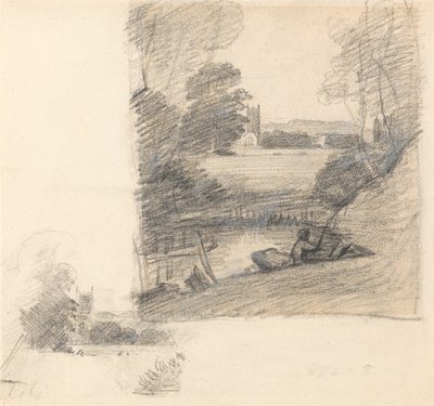 Dedham Kilisesi'nin Doğu'dan İki Çalışması by John Constable