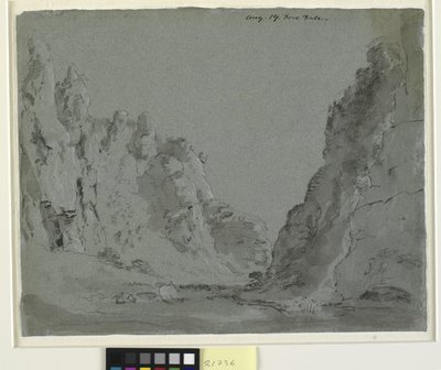 Vadi manzarası. güvercin vadisi by John Constable