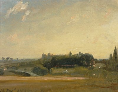 Papazlığa Doğru Görünüm, Doğu Bergholt, 1813. by John Constable