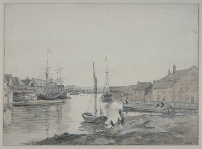 Ipswich'teki Orewell'de Depolar ve Nakliye by John Constable