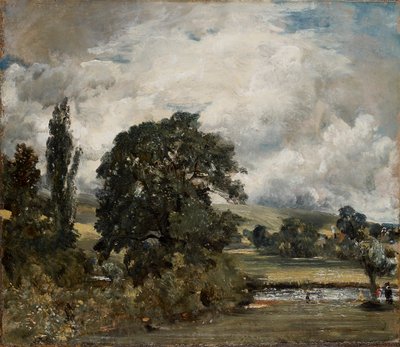 Salisbury yakınlarındaki Su Çayırları, 1820-1829 by John Constable