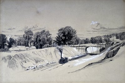 Berkhamsted, Hertfordshire, 5 Haziran 1837 (kalem ve mürekkep ve kağıt üzerinde yıkama) by John Cooke Bourne