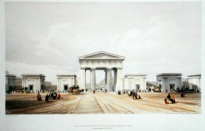 Giriş revak, Euston Grove İstasyonu, John Britton tarafından 