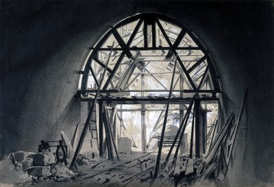 Kuzey Kilise Tüneli, 17 Haziran 1837 (kalem ve mürekkep ve kağıt üzerinde yıkama) by John Cooke Bourne
