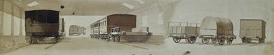 Demiryolu vagonları by John Cooke Bourne