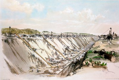 Tring kesimi, Londra ve Birmingham Demiryolu, 17 Haziran 1837 1839 by John Cooke Bourne