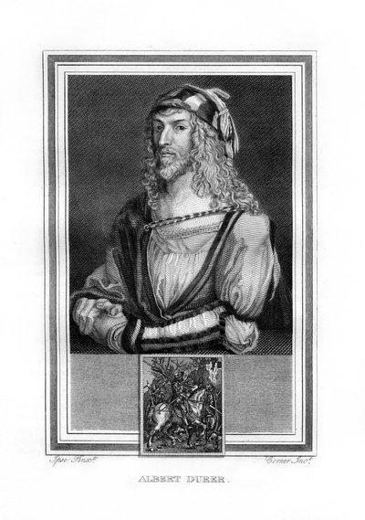 Albert Durer, Alman Kuzey Rönesans ressamı ve oymacısı, 1825. by John Corner