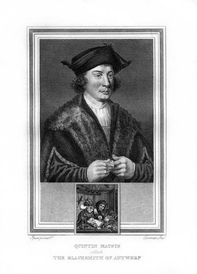 Quentin Matsys, Flaman geleneğinde ressam, 1825. by John Corner