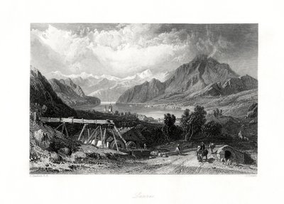 Luzern, Orta İsviçre, 19. yüzyıl by John Cousen