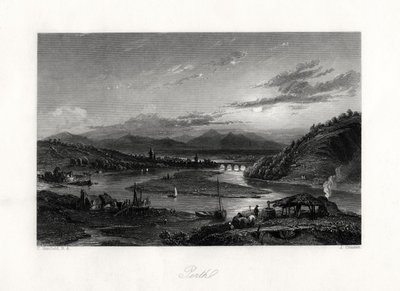 Perth, Avustralya, 19. yüzyıl by John Cousen