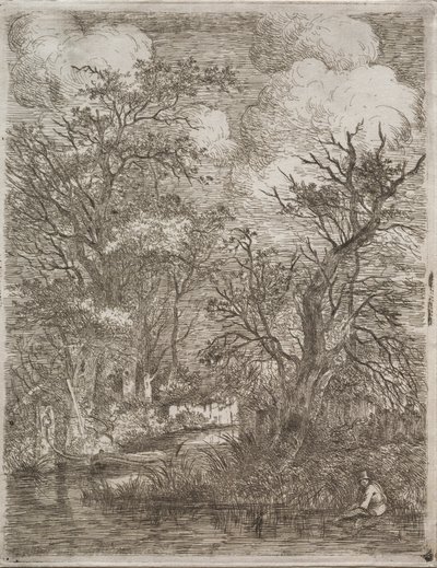 Değirmenlerin Arkası, c. 1812-1813. by John Crome