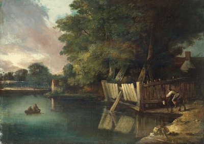 Sulama Yeri, Heigham (tuval üzerine yağlı boya) by John Crome