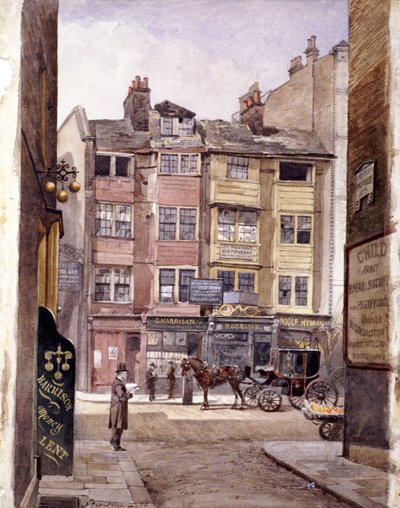 Aldersgate Caddesi, Londra, 1886 by John Crowther