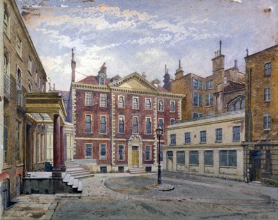 Austin Friars Caddesi, Londra Şehri, 1881 by John Crowther