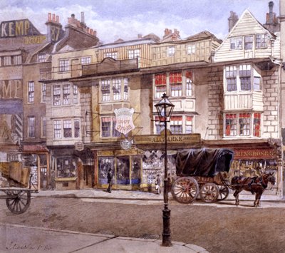 Bishopsgate Caddesi, Londra, 1886 by John Crowther