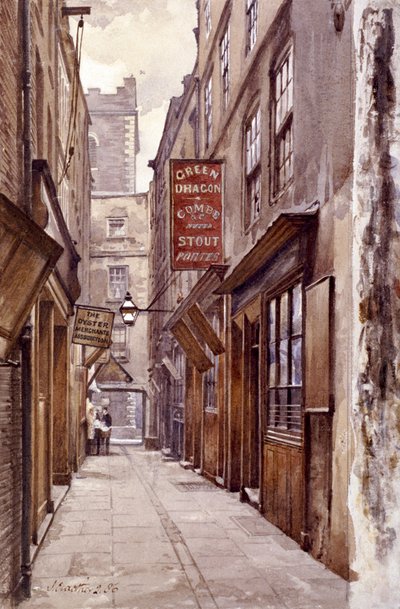 Botolph Yolu, Londra, 1886 by John Crowther