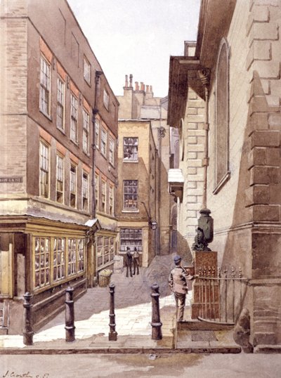 Bow Churchyard, Londra, 1887 by John Crowther