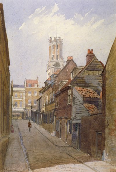 Chigwell Tepesi, Stepney, Londra, 1881 by John Crowther