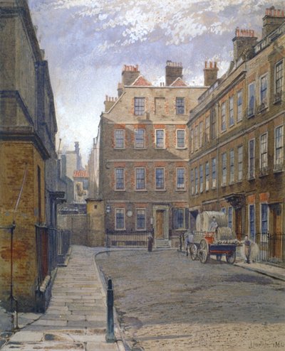 Gough Meydanı, Londra, 1881 by John Crowther