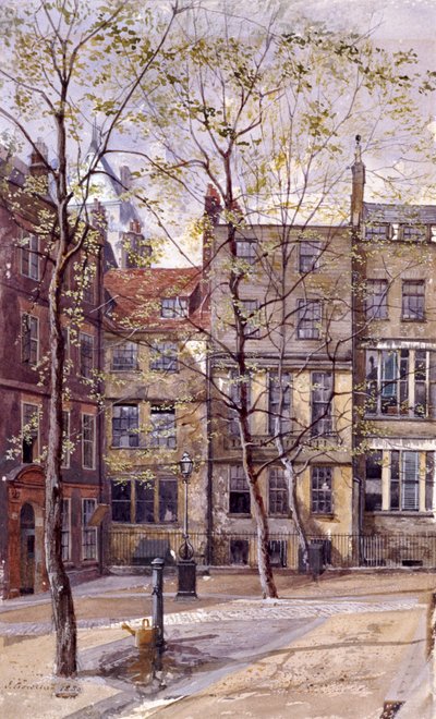 İç Tapınak, Londra, 1880 by John Crowther
