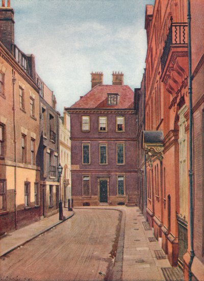 Yargıç Jeffreys House, Delahay Caddesi, Westminster, Londra, c1880 1926. by John Crowther