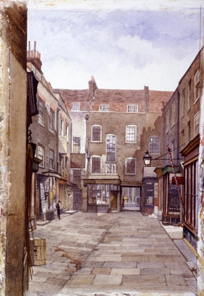Deri Satıcı Binaları, Londra Duvarı, Londra, 1883 by John Crowther