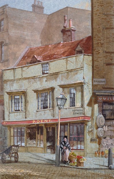 No 1 Tothill Street, Westminster, Londra, c1880. by John Crowther