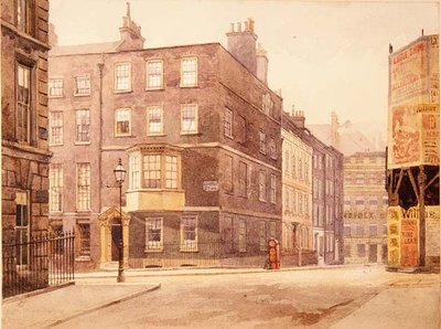 Norfolk Caddesi, 1880 dolayları (suluboya) by John Crowther