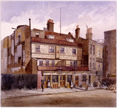 Old George Inn, Trinity Meydanı, Londra, 1883 by John Crowther