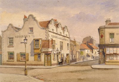 Raven Inn, Battersea, Londra, 1887. by John Crowther