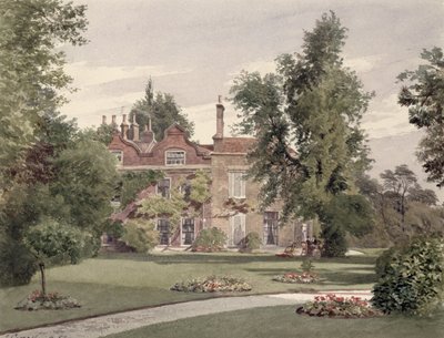 Raleigh House'un yandan görünüşü, Brixton Hill, Lambeth, 1887 by John Crowther