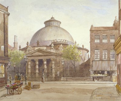 Spa Fields Şapeli, Exmouth Caddesi, Finsbury, Londra, 1886 by John Crowther