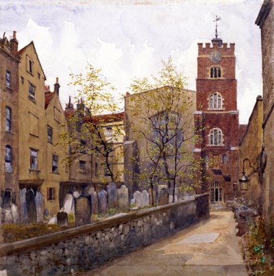 St Bartholomew Manastırı, Londra, 1880 by John Crowther