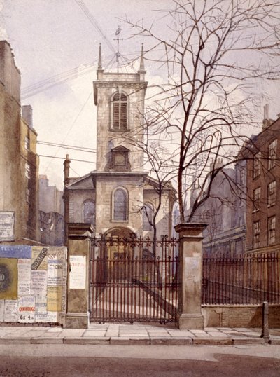 St Olave Jewry, Londra, 1887 by John Crowther