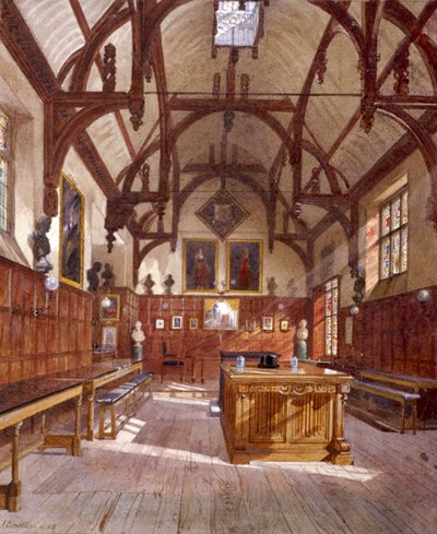 Staple Inn salonu, Londra, 1882 by John Crowther