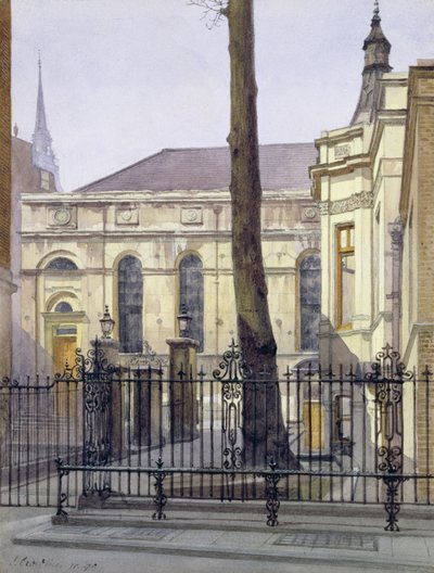 Kırtasiyeciler Salonu, Londra, 1890, by John Crowther