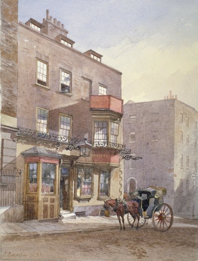 Cheshire Peynir Tavernası, Surrey Caddesi, Westminster, Londra, 1883 by John Crowther