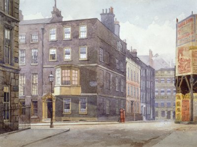 Howard Street ve Norfolk Street kavşağının görünümü, Londra, 1880 by John Crowther