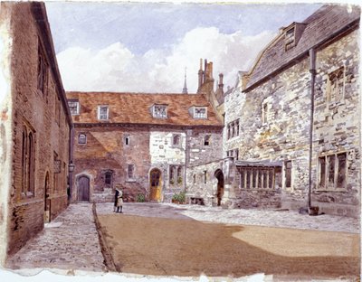 Wash house mahkemesi, Charterhouse, Londra, 1884 by John Crowther