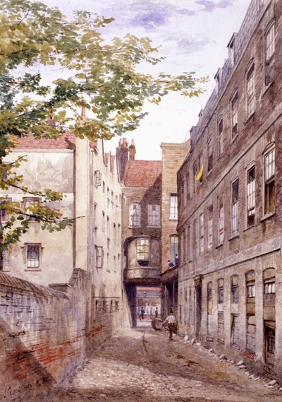 White Horse Inn, Fetter Lane, Londra, 1882 by John Crowther