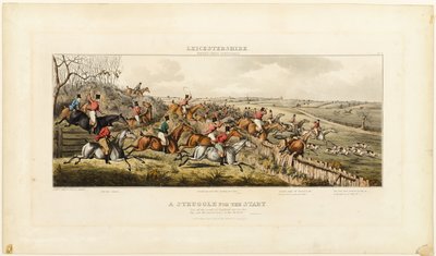 Başlangıç İçin Bir Mücadele, Leicestershire Hunt'tan birinci tabak by John Dean Paul