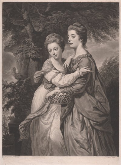 Bayan Emma ve Bayan Elizabeth Crewe by John Dixon