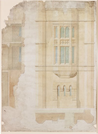 Oriel Window için Tasarım, Holme Eden (mürekkep) by John Dobson